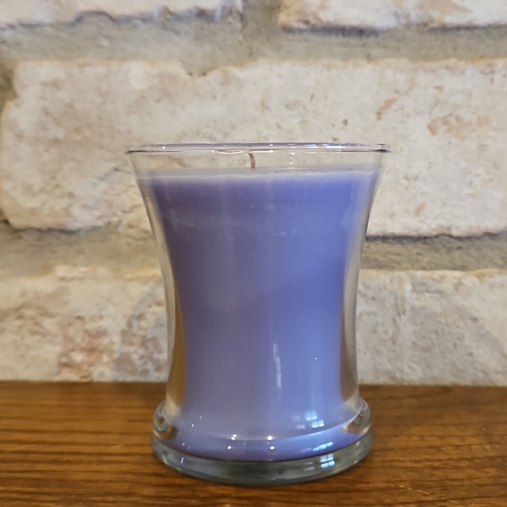 PartyLite Trumpet Jar Candle - Lilac Scent - 6.7oz - NIB Vintage